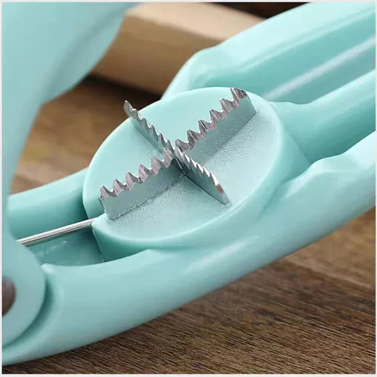 Kaštonų gnybtų atidarytuvas dantytas vidinis peilis 304 nerūdijantis plienas graikinis riešutas pekano filbertas Makadamija pistacijų riešutų skeltuvas pjaustyklės virtuvė