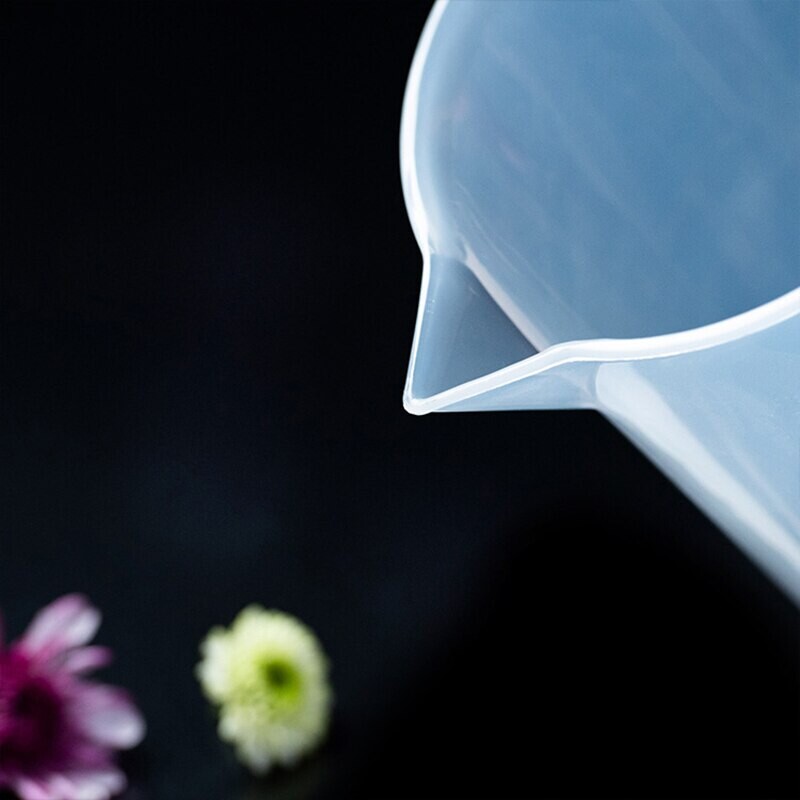 Laboratorinis įrankis Plastikinis matavimo puodelis 500 ml didelio cilindro graduotas matavimo indas su rankena ir snapeliu