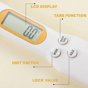 1PCS Кухненски аксесоари Мерителна лъжица Кухненски инструмент 500g/0.1g LCD дисплей Цифрова лъжица Везна Електронна храна Подправка Захар