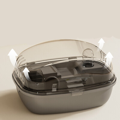 Didelis žiurkėno narvelis, atidaromas viršus, skaidrus žiurkėno gyvenamasis namas, skirtas zuikiams gerbilams ežiams pelėms mažiems gyvūnams