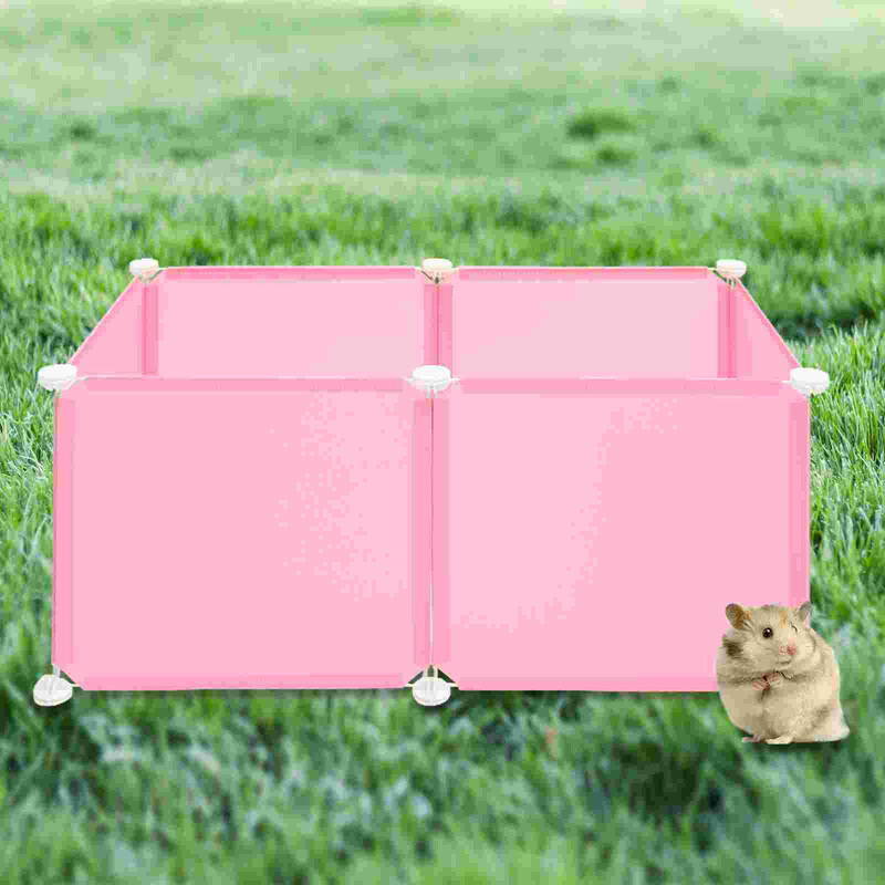 Triušių aptvaras Gyvūnų naminių gyvūnų žaidimų žiurkėnų aptvaras „pasidaryk pats“ tvoros medžiagos Narvas padidina triušių saugą