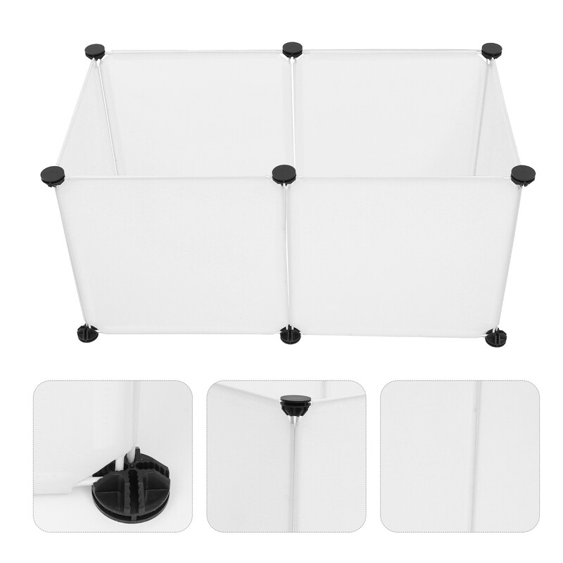 Triušių aptvaras Gyvūnų naminių gyvūnų žaidimų žiurkėnų aptvaras „pasidaryk pats“ tvoros medžiagos Narvas padidina triušių saugą