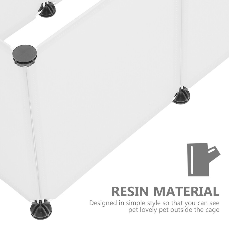 Triušių aptvaras Gyvūnų naminių gyvūnų žaidimų žiurkėnų aptvaras „pasidaryk pats“ tvoros medžiagos Narvas padidina triušių saugą