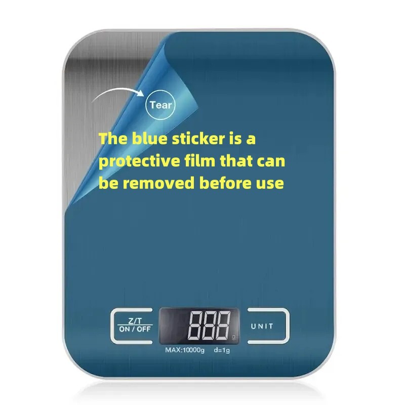 Skaitmeninės virtuvės svarstyklės 5 kg/10 kg nerūdijančio plieno plokštės USB įkrovimas Tikslus mažos platformos svarstyklės, nešiojamas daugiafunkcis LCD ekranas