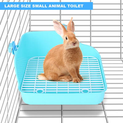 Rabbit Toilet Small Animal Toilet  Shape Pet Toilet Small Animal Toilet for Rabbit Chinchilla Guinea Pig Cage Use Green