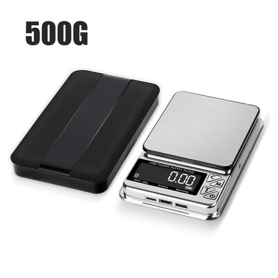 Cantar electronic de inalta precizie 500g/100g Numar LCD digital Incarcare USB Cantar de bucatarie de buzunar inoxidabil