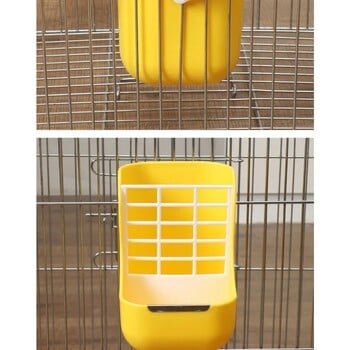 Rabbit Grass Rack Rabbit Food Basket Hay Feeder ινδικά χοιρίδια Αξεσουάρ μπολ τροφοδοσίας 2 σε 1 Σταθερή σχάρα χόρτου κουνελάκι σανό