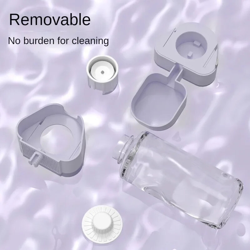 Trušu ūdens padeve būrī piekaramam automātiskam ūdens dozatoram ūdens pudeles bļoda mazam dzīvniekam eža kāmim 17 unces