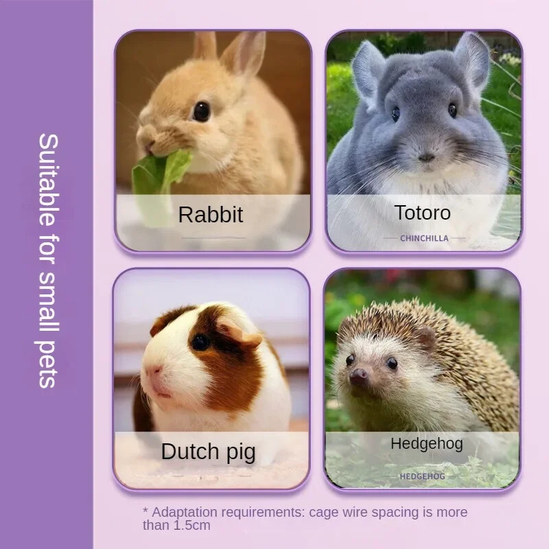 Trušu ūdens padeve būrī piekaramam automātiskam ūdens dozatoram ūdens pudeles bļoda mazam dzīvniekam eža kāmim 17 unces