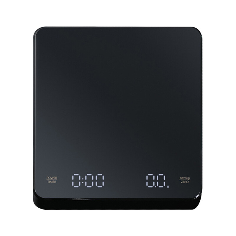 Digitaalne kohvikaal koos taimeriga LED-ekraaniga Espresso USB 3 kg Maksimaalne kaal 0,1 g Kõrge täpsusega mõõdetud oz/ml/g köögikaal