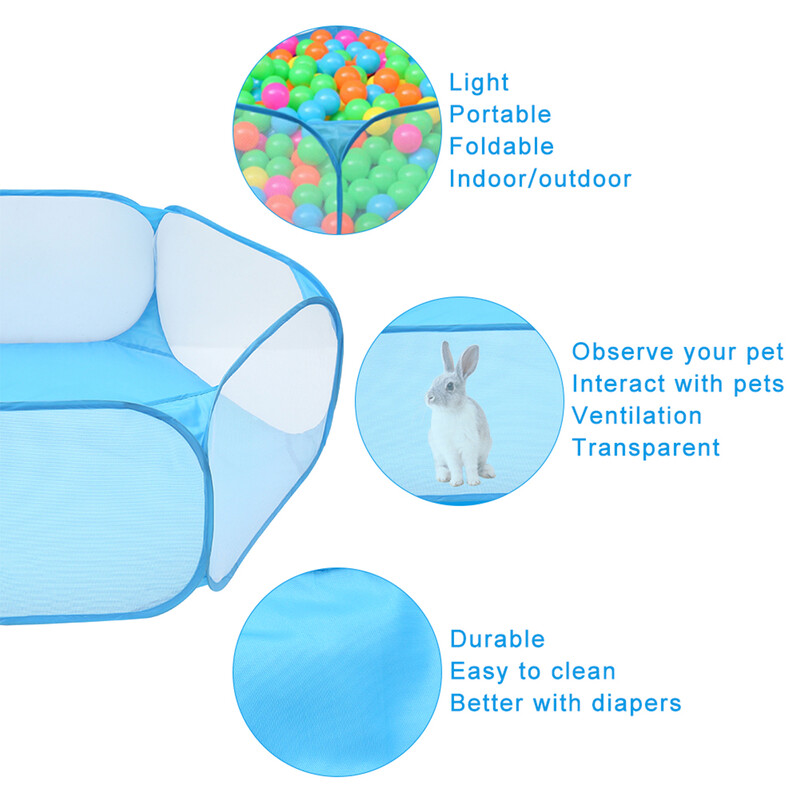 Pārnēsājams mājdzīvnieks kaķis suņu būris telts manēžas saliekamais žogs kāmim ezim maziem dzīvniekiem elpojošs kucēns kaķis trusis jūrascūciņa