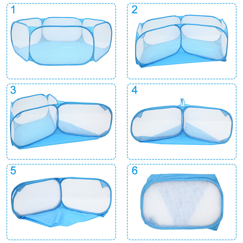 Pārnēsājams mājdzīvnieks kaķis suņu būris telts manēžas saliekamais žogs kāmim ezim maziem dzīvniekiem elpojošs kucēns kaķis trusis jūrascūciņa