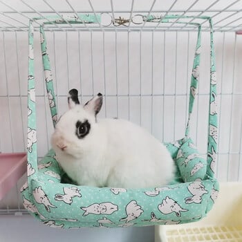 Warm Rabbits Bunny House Winter Small Pet αιώρα Λούτρινο χάμστερ Κλουβί ινδικό χοιρίδιο κρεμαστή φωλιά κούνιας κρεβατιού Climb Toys Προμήθειες για κατοικίδια