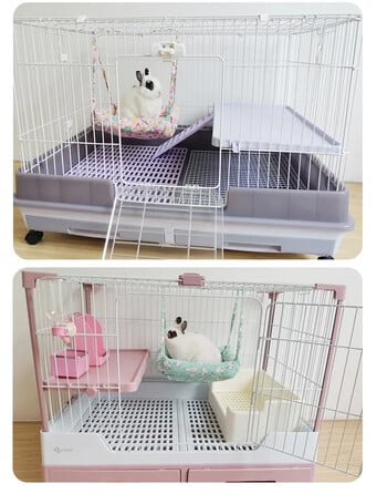 Warm Rabbits Bunny House Winter Small Pet αιώρα Λούτρινο χάμστερ Κλουβί ινδικό χοιρίδιο κρεμαστή φωλιά κούνιας κρεβατιού Climb Toys Προμήθειες για κατοικίδια