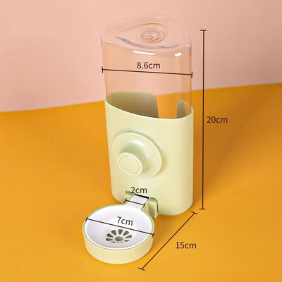 600 ml triušio vandens dozatorius, automatinis didelės talpos sifono šėrimo virdulys naminių gyvūnėlių reikmenys žiurkėnui jūrų kiaulytės šinšilai