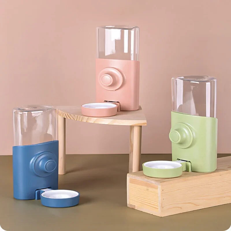 600 ml triušio vandens dozatorius, automatinis didelės talpos sifono šėrimo virdulys naminių gyvūnėlių reikmenys žiurkėnui jūrų kiaulytės šinšilai