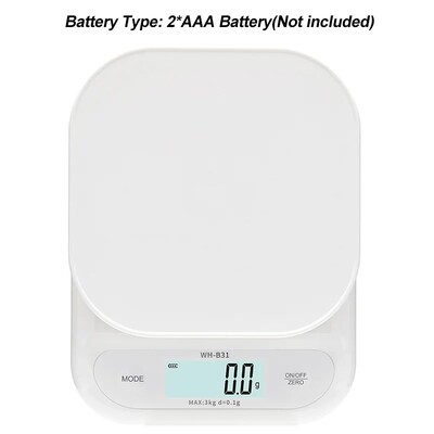 Ψηφιακή ζυγαριά κουζίνας LCD 3kg/7kg Ζυγαριά φαγητού Μπαταρία/USB φόρτιση Ηλεκτρονική ζυγαριά Μέτρηση γραμμαρίων Ζυγαριά για μαγείρεμα Ψήσιμο