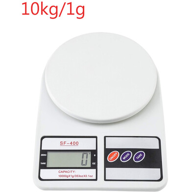 Skaitmeninės virtuvės svarstyklės 10kg/1g Precise Food Balance Elektroninės svarstyklės LCD ekranas Nešiojamos skaitmeninės svarstyklės Virtuvės priedai