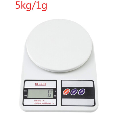 Skaitmeninės virtuvės svarstyklės 10kg/1g Precise Food Balance Elektroninės svarstyklės LCD ekranas Nešiojamos skaitmeninės svarstyklės Virtuvės priedai