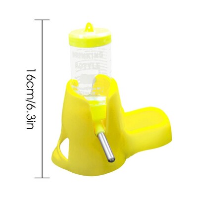 Kāmja ūdens pudele/barības padevējs maziem dzīvniekiem, automātiskais dozators dubultā/vienas pudeles turētājs trušu dzērājs mājdzīvnieku piederumi