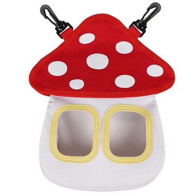 Küüliku heinakott Seenekujuline Oxfordi riidest kangas Rippuv heina söötja kott Heina säilituskott tšintšilja hamstrite jaoks Küüliku Guinea