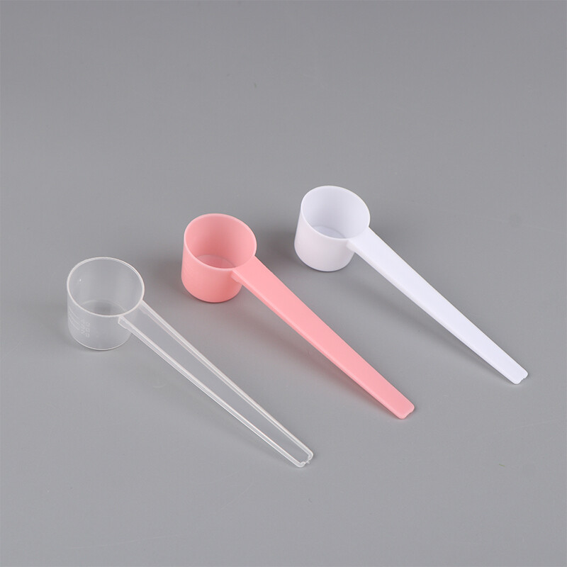 10 vnt. 5 g matavimo šaukštai kavos baltymų pieno miltelių kaušelis namų virtuvės prietaisai plastikinis matavimo šaukštas „pasidaryk pats“