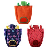 Morkos formos šieno tiekimo maišelis Triušio šėrimo maišelis lauke ir viduje šinšila jūrų kiaulytė, zuikis, olandų žiurkė, šinšila