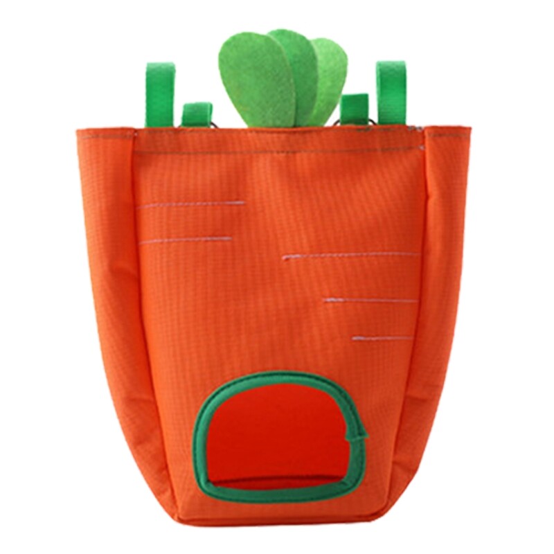 Morkos formos šieno tiekimo maišelis Triušio šėrimo maišelis lauke ir viduje šinšila jūrų kiaulytė, zuikis, olandų žiurkė, šinšila