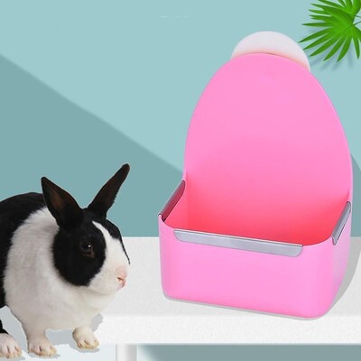 Large-capacity Pet Fixed Bowl Feeding Cup Guinea Pig Chinchilla Food Dispenser Bowl Pet Supplies Feeder Bowl Pet Food Bowl