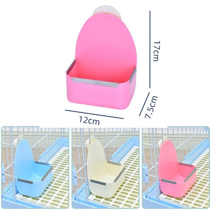 Didelės talpos naminių gyvūnėlių fiksuoto dubenėlio šėrimo puodelis jūrų kiaulytės šinšilos maisto dozatoriaus dubuo naminiams gyvūnėliams tiekimo dubuo Naminių gyvūnėlių maisto dubuo