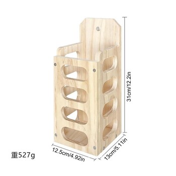 Rabbit Hay Feeder Guinea Rack Bunny Chinchilla Wooden Holder Animal Cage Wood Manger Feeding Wood Bowl for Pet Supplies