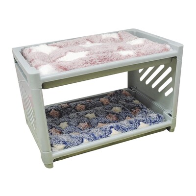 Triušio zuikio lova su miegamuoju kilimėliu Naminių gyvūnėlių prieglauda Žiemos šilta zuikio slėptuvė namams Priedai Žiurkėnai smulkūs gyvūnai, pelės