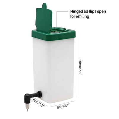 1 l/500 ml triušių naminių gyvūnėlių automatinis girdymo fontanas, skirtas žiurkėnui Gvinėjos triušiui vandens dozatorius gertuvė lesyklėlė naminių gyvūnėlių reikmenys