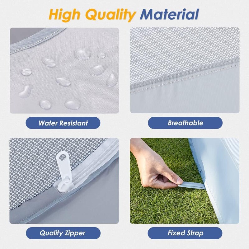 Smulkaus gyvūno maniežo naminiams gyvūnėliams nešiojama sulankstoma mankštos tvora su šoninėmis durimis lauke naminių gyvūnėlių narvelio palapinė katėms / šunims / triušiams / žiurkėnų