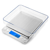 Digitaalne köögikaal 3000g/0,1g Väike ehtekaal Toidukaalud Digitaalne grammi- ja ozsikaal LCD/taaraga