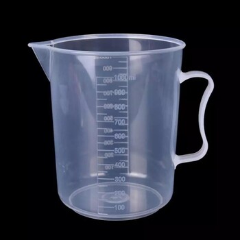 Πλαστικά κύπελλα 50/100/150/250/500/1000ml Premium Clear Plastic Graduated Measuring Cup Pour Grout Without Handle Εργαλείο κουζίνας