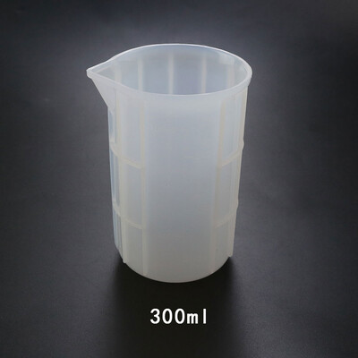 JCD 100 ml / 300 ml / 750 ml silikoninis matavimo puodelis su masteliu maistui tinkamas pyragas.