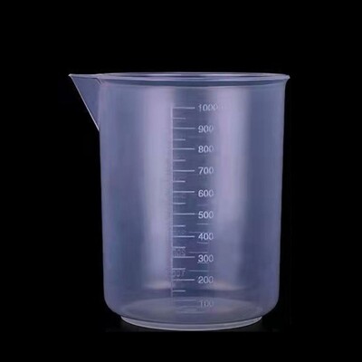 50 ml-1000 ml skaidrios svarstyklės plastikinis matavimo puodelis V formos burnos laboratorinės stiklinės Pieno arbatos parduotuvės matavimo puodelis didelės talpos