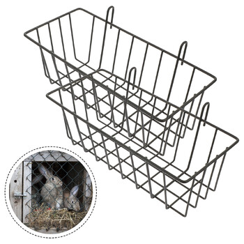 Rabbit Hay Feeder Racks Cage Metal Rabbit Hay Rack Σχάρες πολλαπλών λειτουργιών Hay Racks Rabbit Feeder Racks Rabbit Cage Supplies