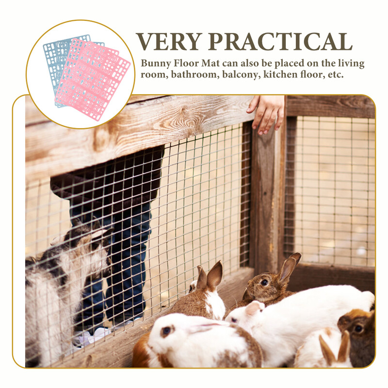 4 gab. Mājdzīvnieku kāju paliktņi Trušu būra grīdai guļampaklājiņi zaķu ligzdošanas pēdu pedālis būriem atpūtai plastmasas jūrascūciņu piederumi