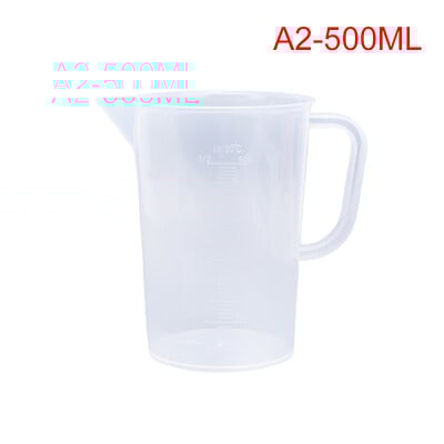 150/300/600 ml plastikinis matavimo puodelis laboratorinė stiklinė su graduuotu puodeliu vandens svarstyklių buteliukas virtuvės kepimo reikmenų matavimo įrankis