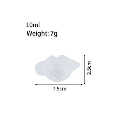 Silikoninis matavimo puodelis su skaidraus mastelio, maisto kokybės, patvarus, nepridegantis „pasidaryk pats“ pyragas, epoksidinės dervos papuošalai, virtuvės kepimo įrankiai