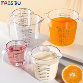 FAIS DU plastikinis matavimo puodelis maisto puodeliams su rankena konditerijos indai Virtuvės prietaisų rinkiniai Kepiniai indai gaminimo priedai