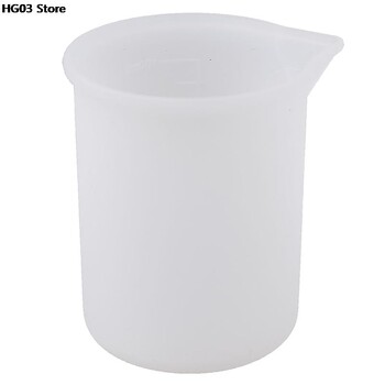 1/2 τμχ 100ML Clear Measuring Cup Εργαλείο κουζίνας οικιακής κουζίνας Maatbeker Vloeistoffen Εργαλεία κόλλας ρητίνης σιλικόνης