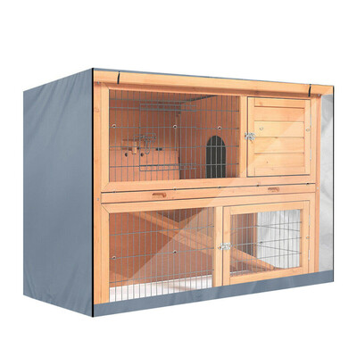 YOUZI 1PCS Rabbit Hutch Cover 4FT прахоуловител Bunny Hutch Poultry Cage Cover Издръжливи 210D Оксфорд плат капаци за зайчета за клетки