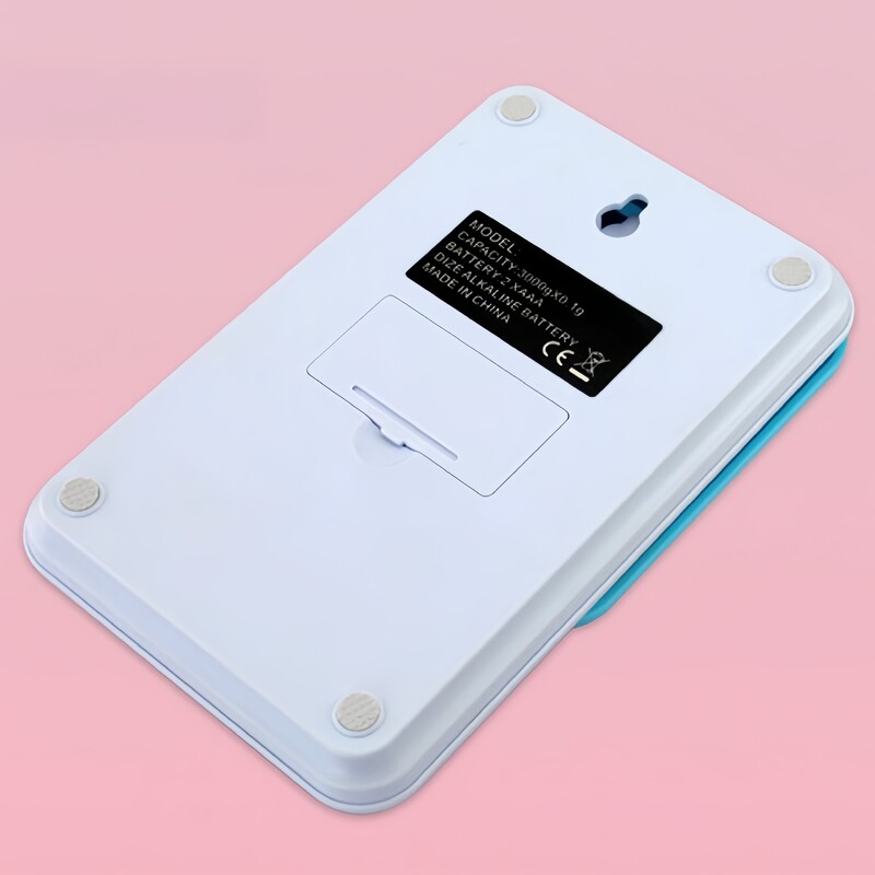 Armas stiilis köögikaal, roosa/sinine valikuline, kaasaskantav majapidamistoidu kaal küpsetamiseks, koogiks, toidu kaalumiseks, HD-ekraan