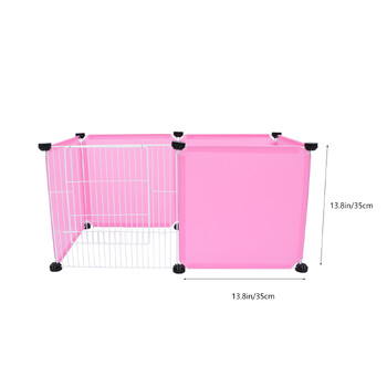 1 σετ Pet Cage Assemble Fence Hamster House Rabbits Cage Hedgehog Home