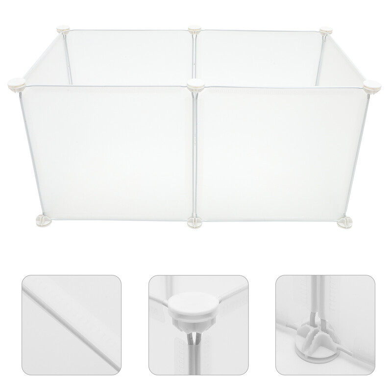 1 rinkinys Pet Cage Assemble Fence Hamster House Triušiai narvelyje Ežiukas Home