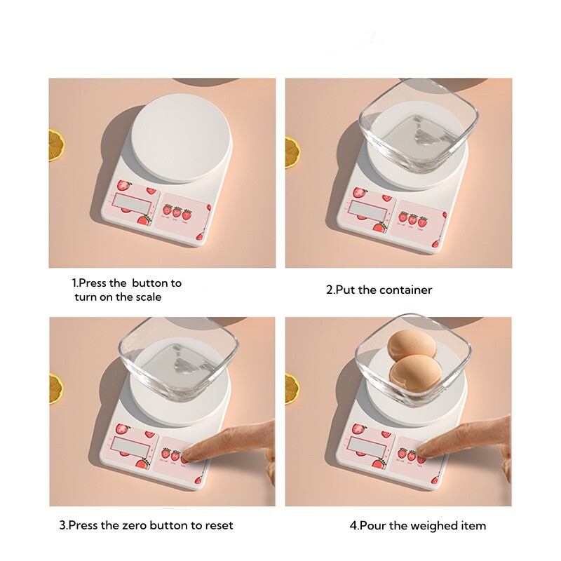 Virtuvės svarstyklės Didelio tikslumo nuo 1 g iki 10 kg su LCD ekranu g/oz Elektroninis kavos maistas Espreso svarstyklės desertui kepti