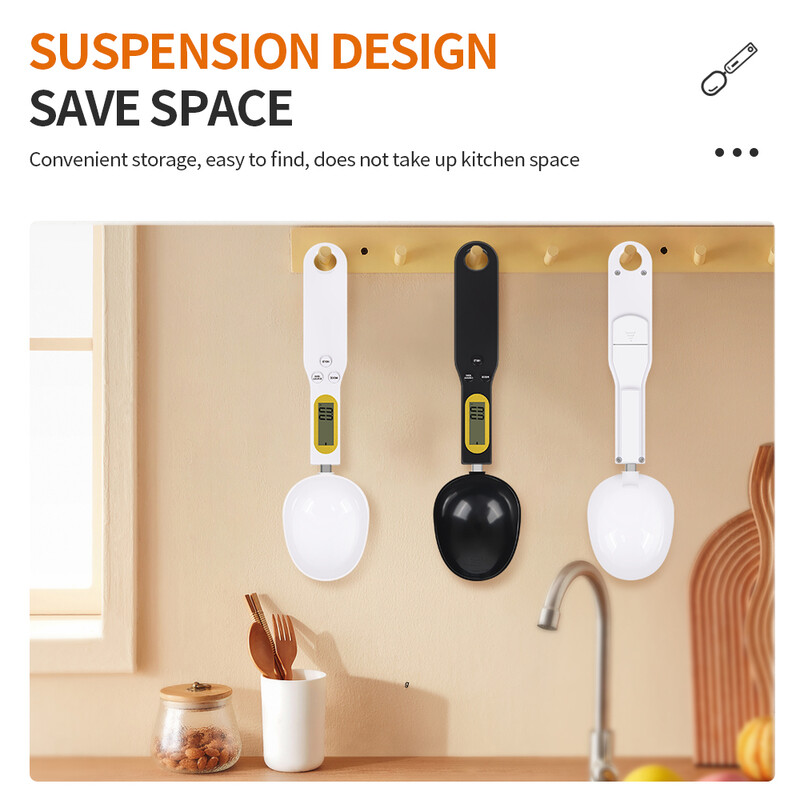 0,1 g/500 g LCD skaitmeninės elektroninės šaukšto svarstyklės g/oz/gn/ct Miltų Kavos Arbatos Cukraus Šaukšto Svarstyklės Virtuvės Svarstyklės Maisto gaminimo matavimo šaukštas